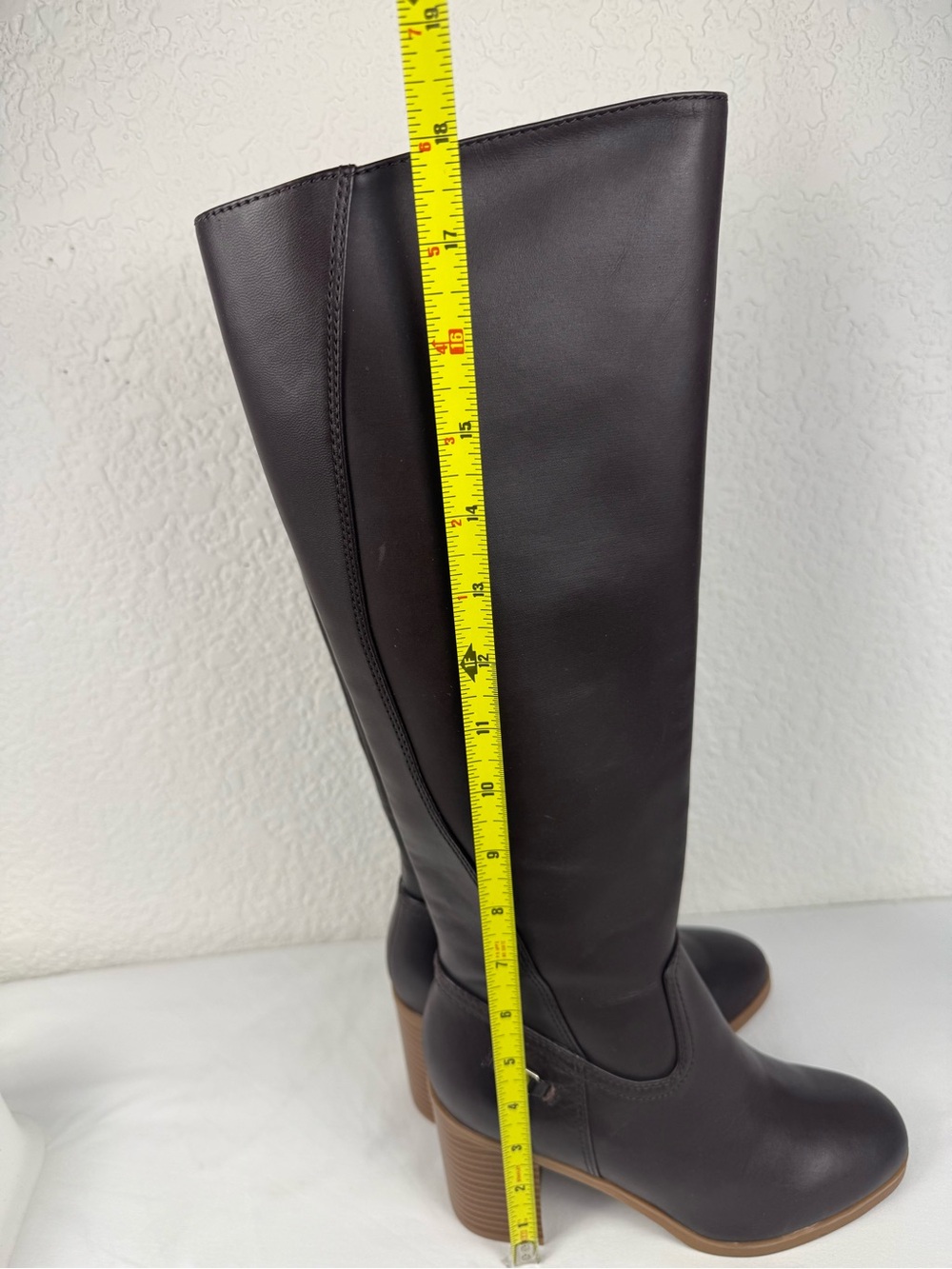 Giani Bernini | Odettee Brown Leather Knee High Riding Boots | Memory Foam 5.5M - Picture 11 of 11